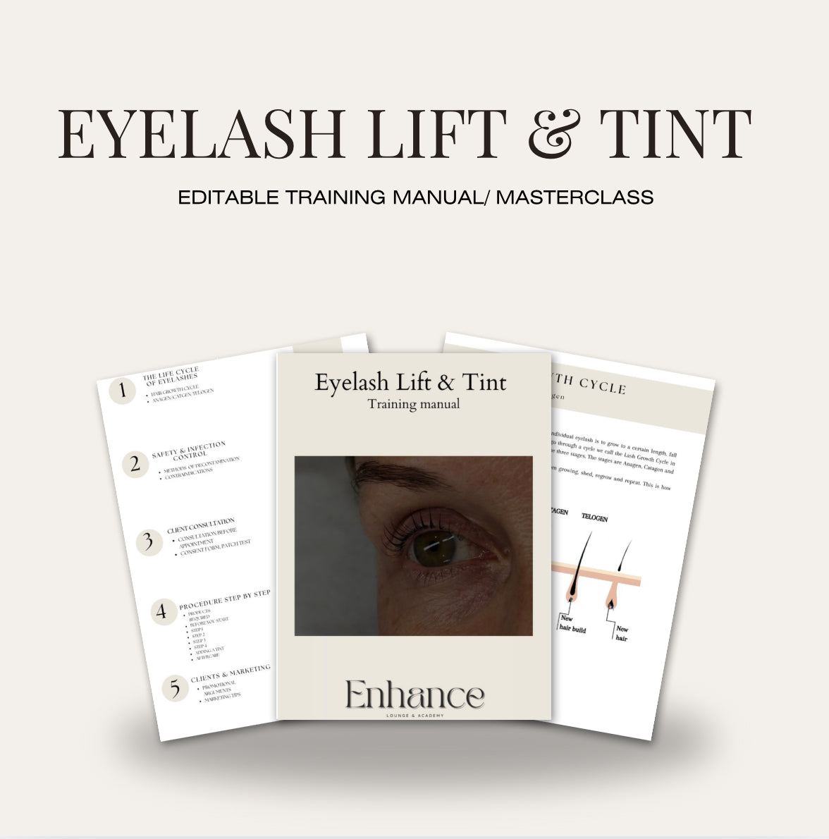 EDITABLE lash lift & tint manual