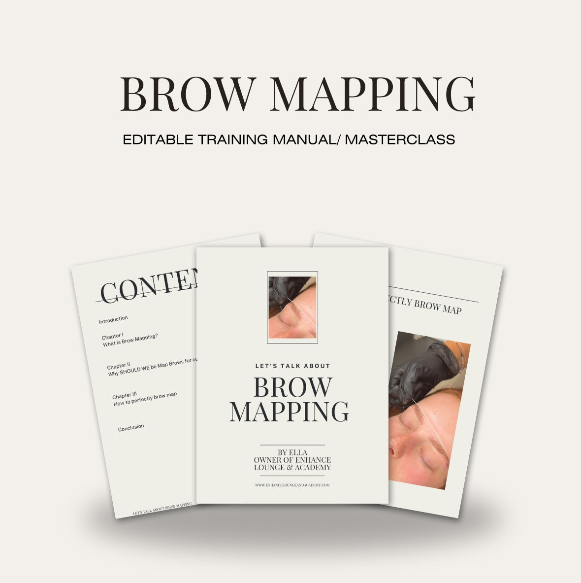 Let’s talk BROW MAPPING ebook