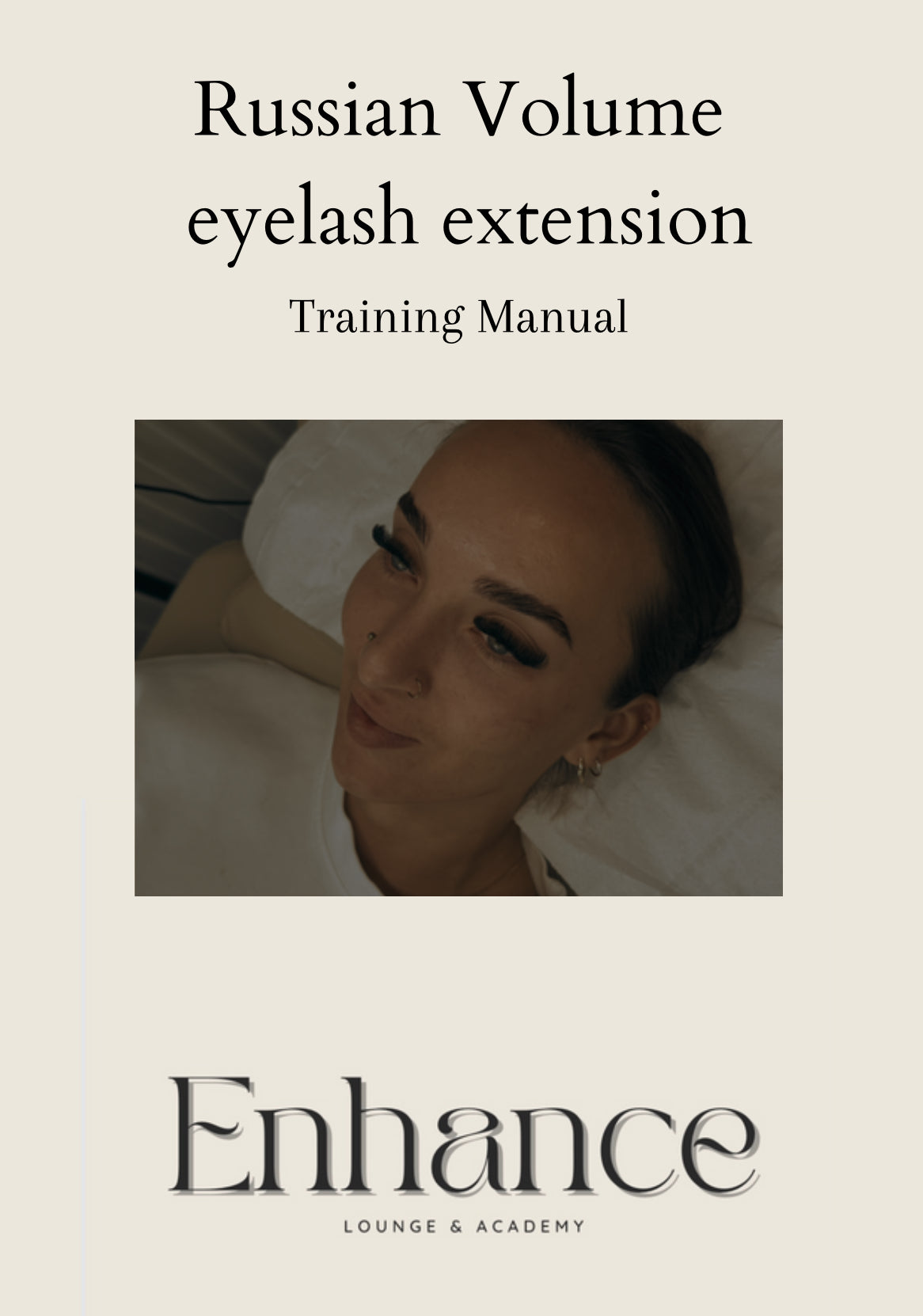 EDITABLE Russian eyelash extension manual