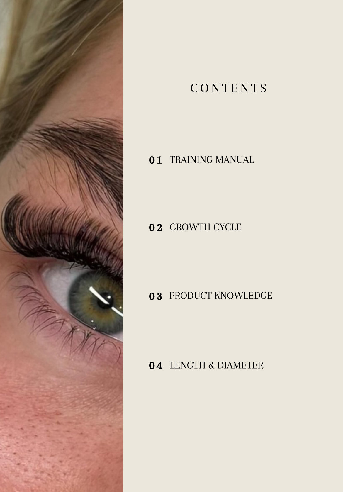 EDITABLE Russian eyelash extension manual
