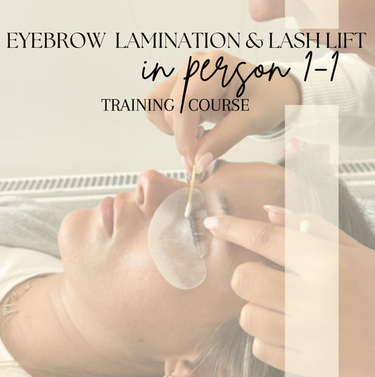 Eyebrow Lamination & Eyelash Lift training course (one to one in person)