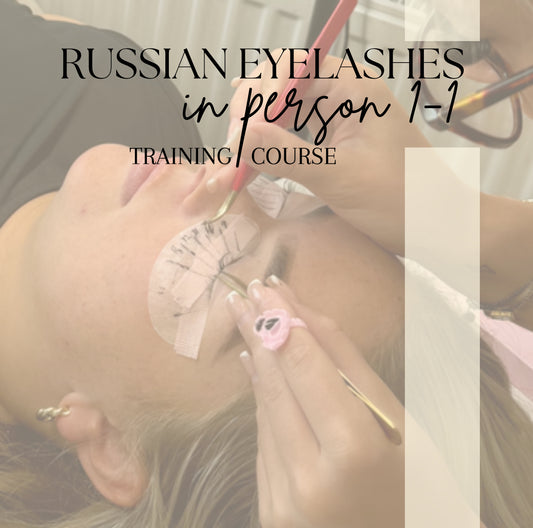 Russian Eyelash Extension training course (one to one in person)